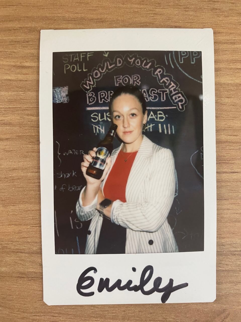 Emily Johnson - Staff polaroid