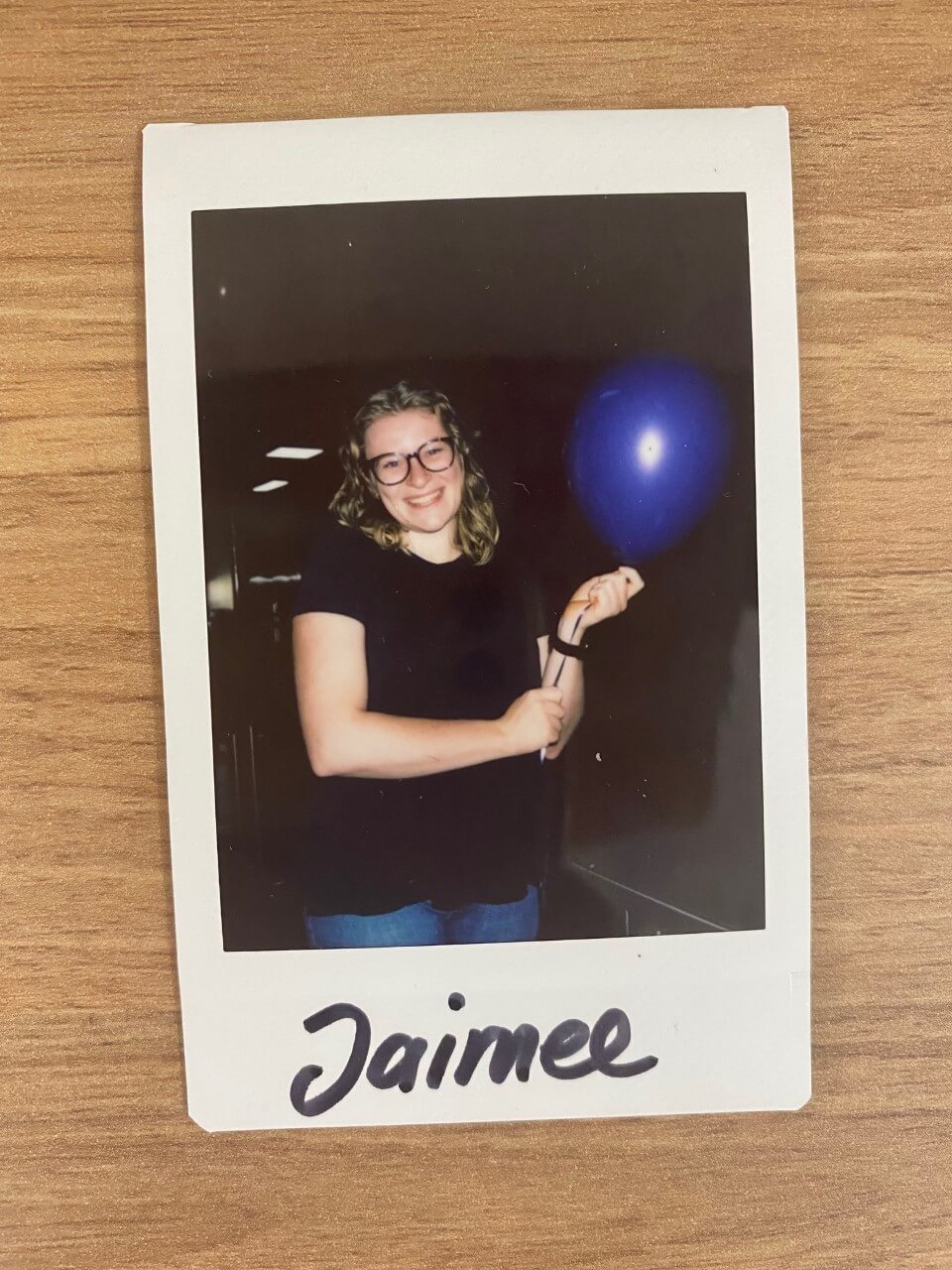 Jaimee Shurdington - Staff polaroid