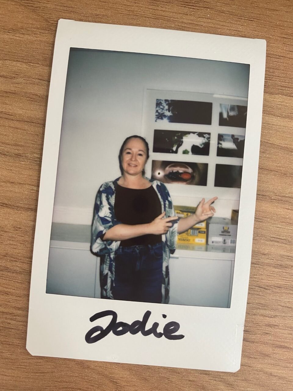 Jodie Palmer - Staff polaroid