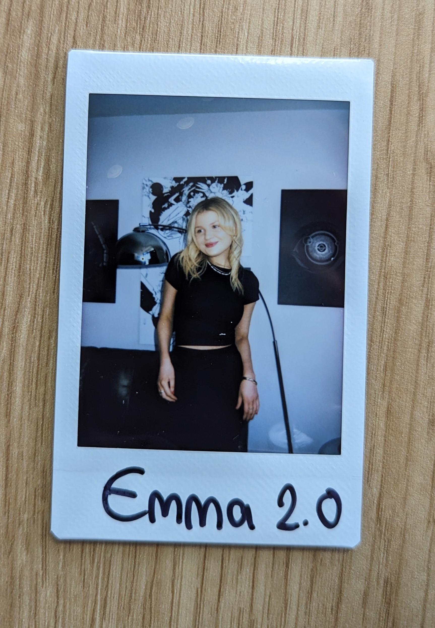 Emma Flaherty - Staff polaroid