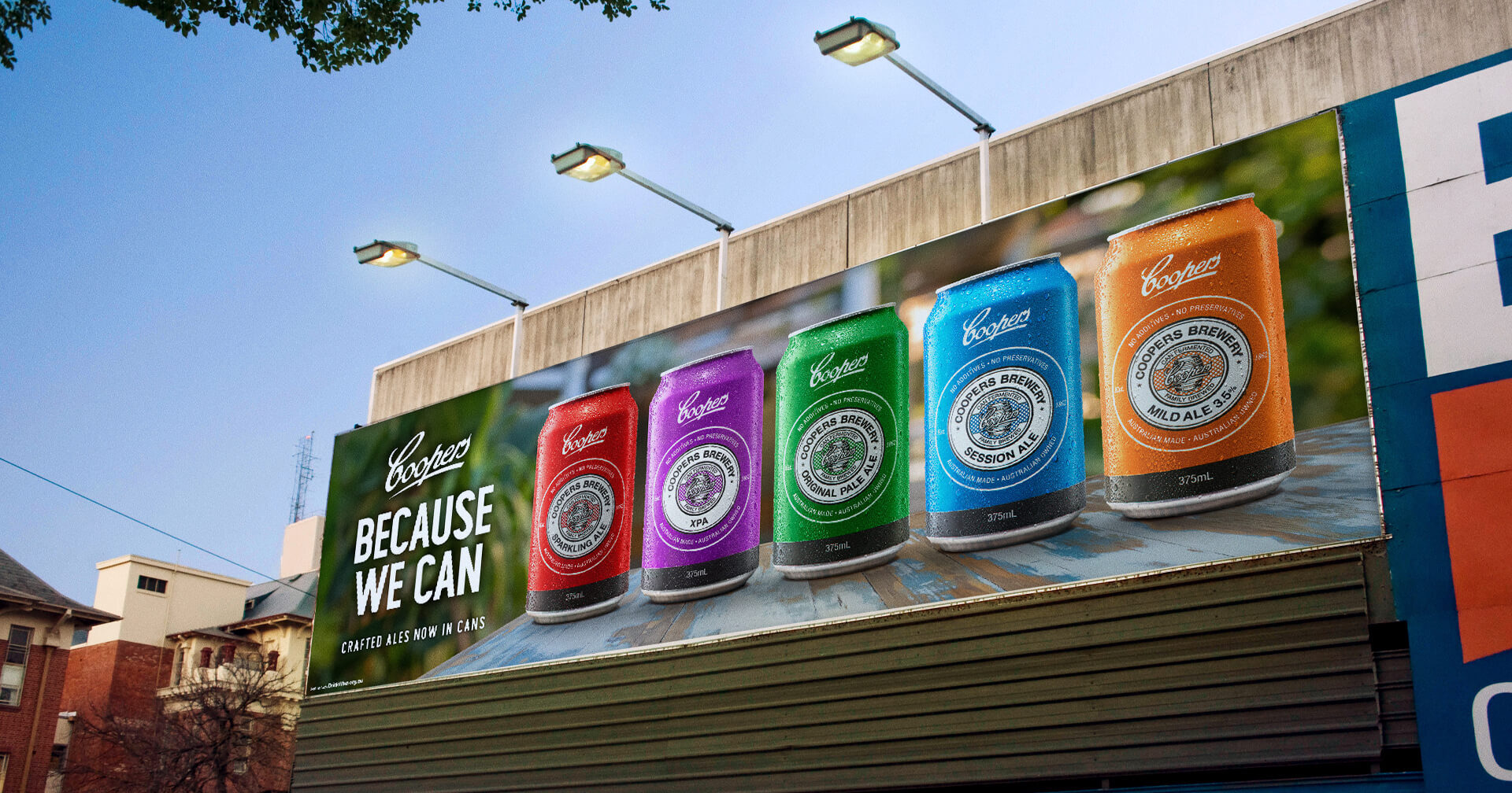 Coopers Brewery - print media billboard advertisement