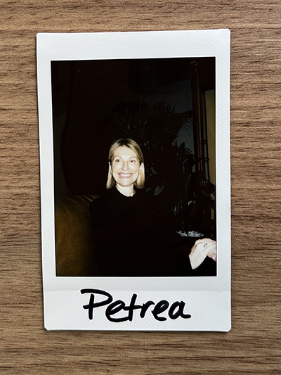 Petrea Nancarrow - Staff polaroid