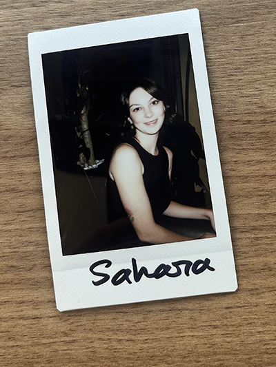 Sahara Boniface - Staff polaroid