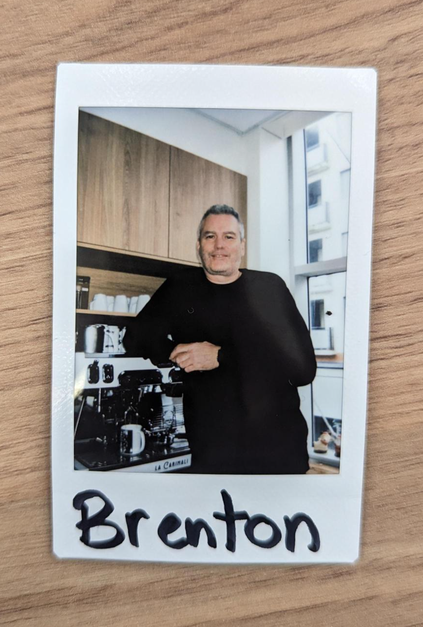 Brenton Bleechmore - Staff polaroid