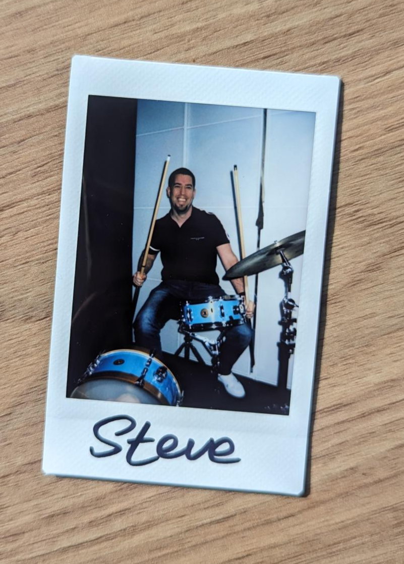 Steve Pritchard - Staff polaroid