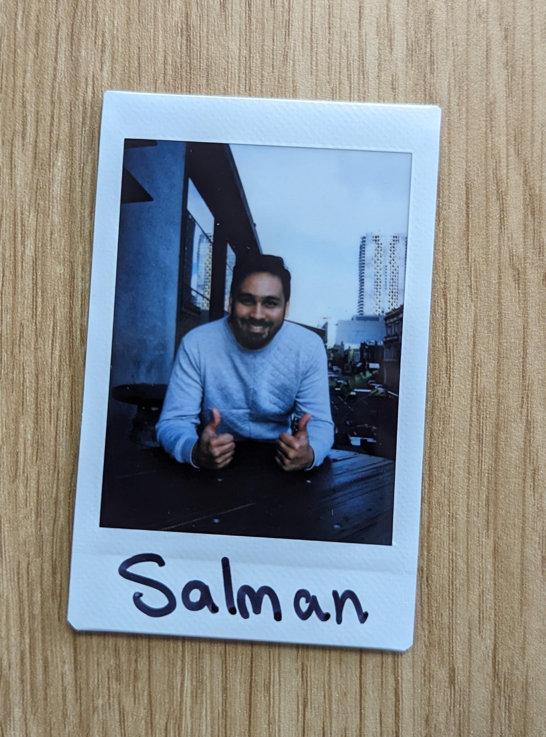 Salman Qaiser - Staff polaroid