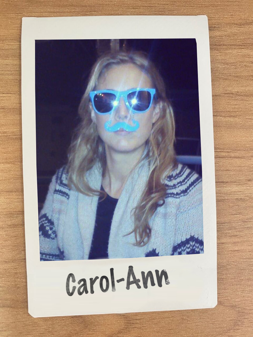 Carol-Ann Cronin - Staff polaroid