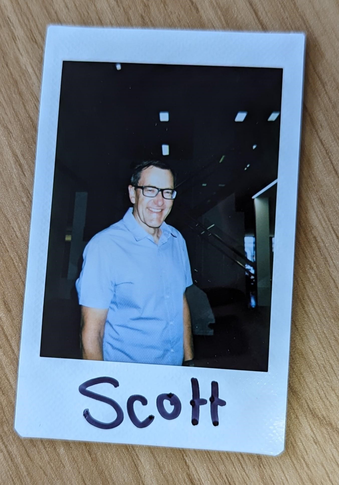 Scott Templeton - Staff polaroid